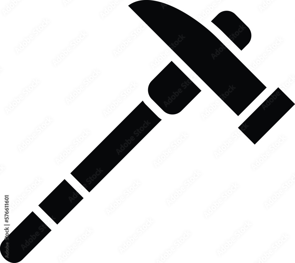 Pick hammer Vector Icon Design Illustration Pick hammer Vector Icon Design Illustration