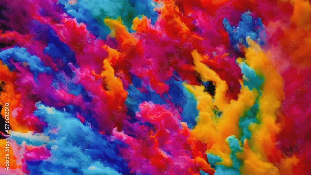 abstract splash painting watercolor hand drawn on dark background. Fantasy galaxy sky with colorful fire and smokes. Seamless and infinity looping animation. Live wallpaper or screen saver video. abstract splash painting watercolor hand drawn on dark background. Fantasy galaxy sky with colorful fire and smokes. Seamless and infinity looping animation. Live wallpaper or screen saver video.