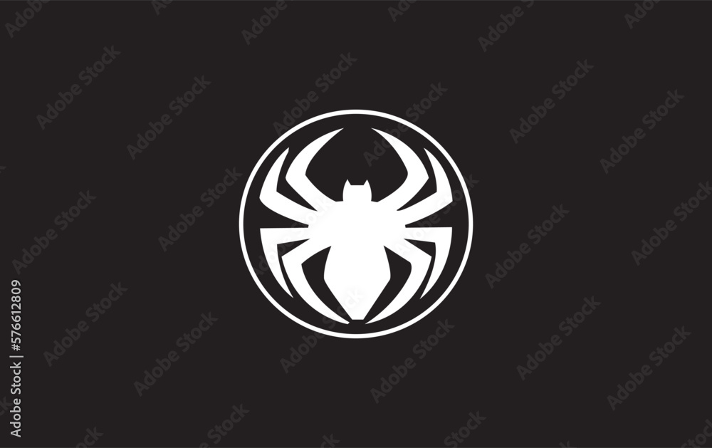 Obraz premium Spider Logo Design art vector