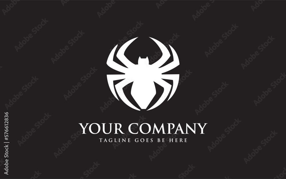 Obraz premium Spider Logo Design art vector