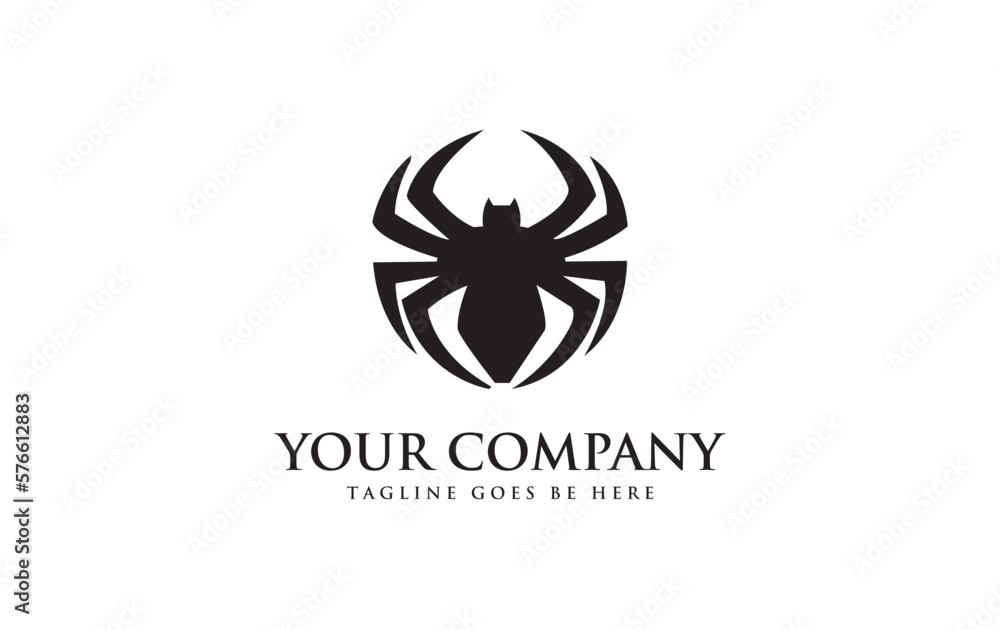 Obraz premium Spider Logo Design art vector