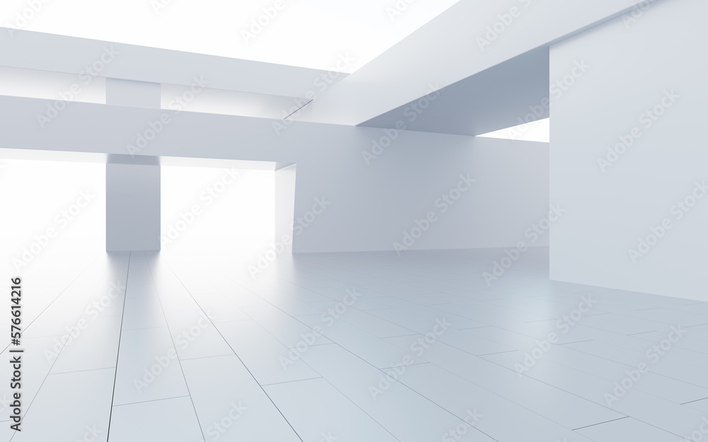 White abstract outdoor architecture, 3d rendering. White abstract outdoor architecture, 3d rendering.