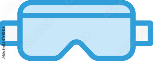 Goggle Vector Icon Design Illustration