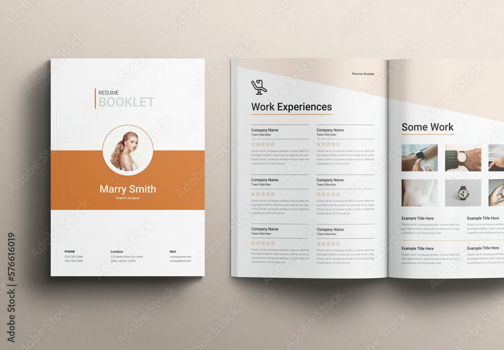 Resume Booklet Template Stock Template - 1000 F 576616019 RutD1ag4dSq58Rpt57RLQT2FYgjPnhj9 