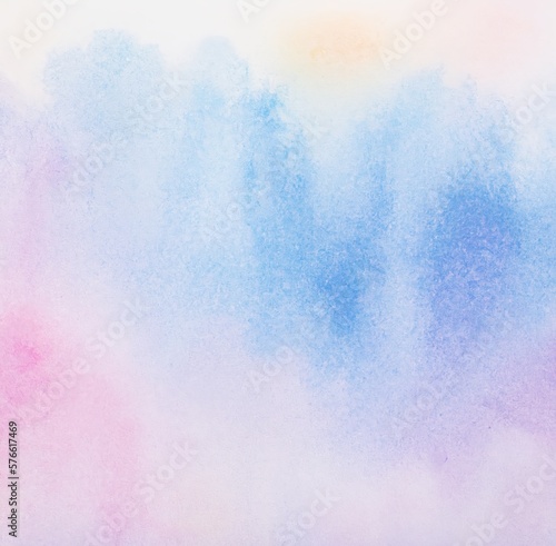 Vivid pastel watercolor background, Generative AI