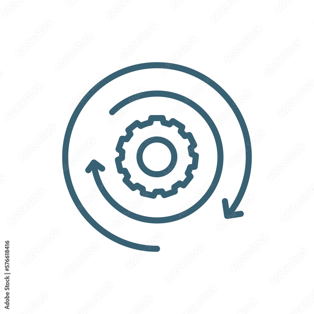 circular design icons. Thin line circular design, circle icon from computer and tech collection. Outline vector isolated on white background. Editable circular design symbol can be used web and mobile circular design icons. Thin line circular design, circle icon from computer and tech collection. Outline vector isolated on white background. Editable circular design symbol can be used web and mobile