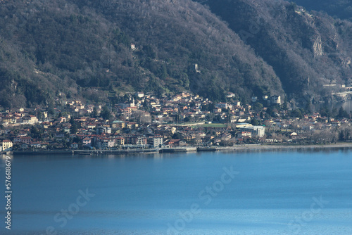 Maccagno town , Lombardy, Italy © marcovarro