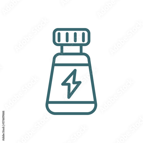 phytonutrients icon. Thin line phytonutrients icon from Fitness and Gym collection. Outline vector isolated on white background. Editable phytonutrients symbol can be used web and mobile