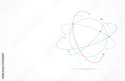 Global network connection. World map point and line composition concept of global business. Vector Illustration