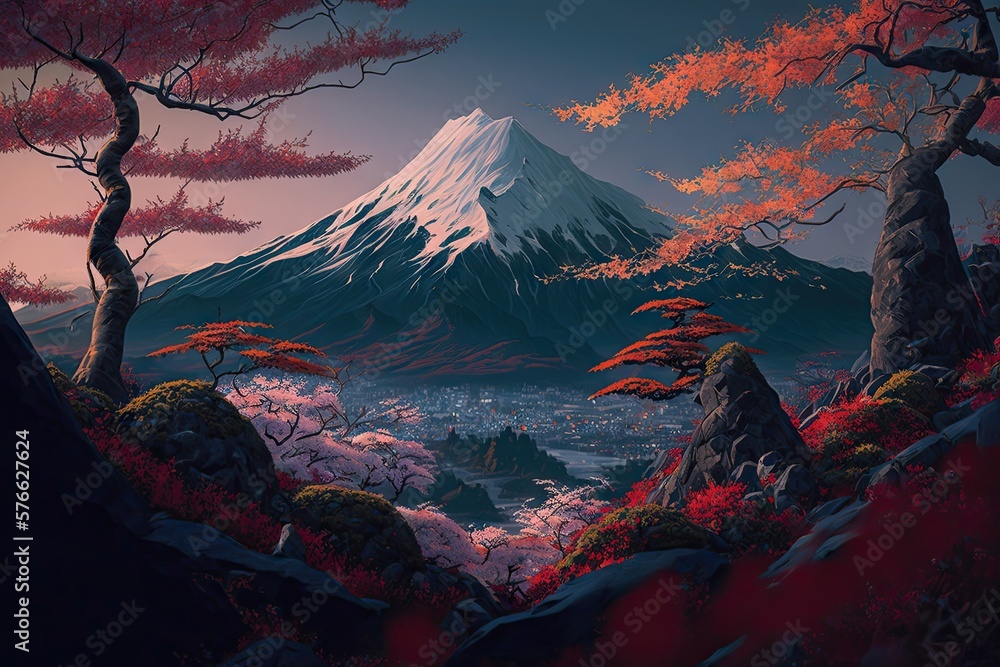Φωτογραφία Hidden Gemstones among the Hills and Valleys: An Imagined Look at Japan's Beauty