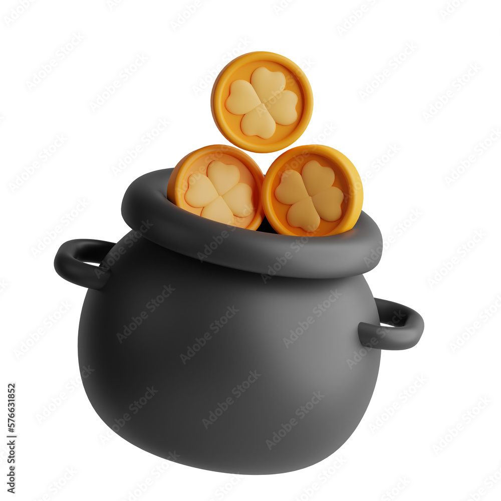 custom made wallpaper toronto digital3d pot of gold icon