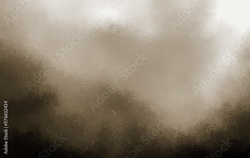 Fantasy abstract background of disaster, storm, mudslide with watercolor digital graphic decor in beige-brown tones. For Wallpapers, Websites, Games, Templates, Books, Merchandise, Earth, Energy