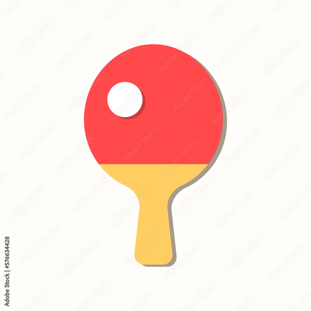 Ping Pong Table Tennis Racket Ball Vector Illustration Ping Pong Table Tennis Racket Ball Vector Illustration