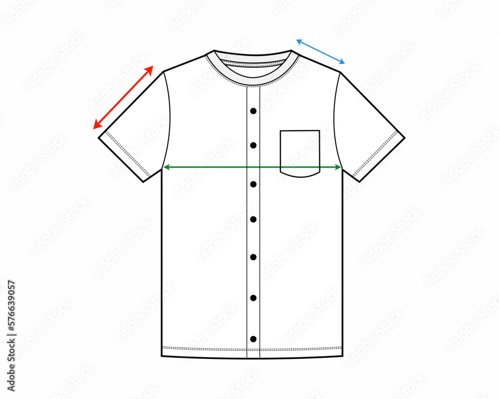 Shirts size guide, Size Guide For Men mockup Stock Vector | Adobe Stock