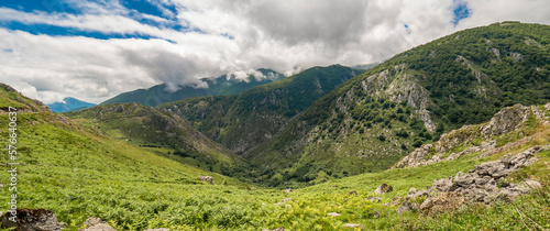 Central Massif from Sotres, Picos de Europa National Park, Asturias, Spain, Europe © Al Carrera