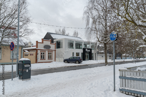 Street view, Pärnu,Estonia, Europe