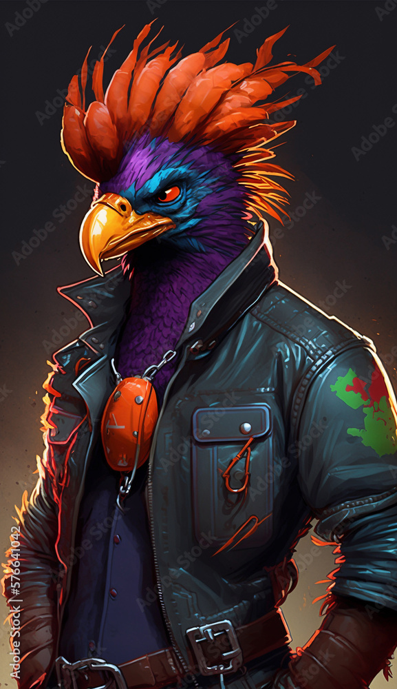 Neon leather jacket cheap