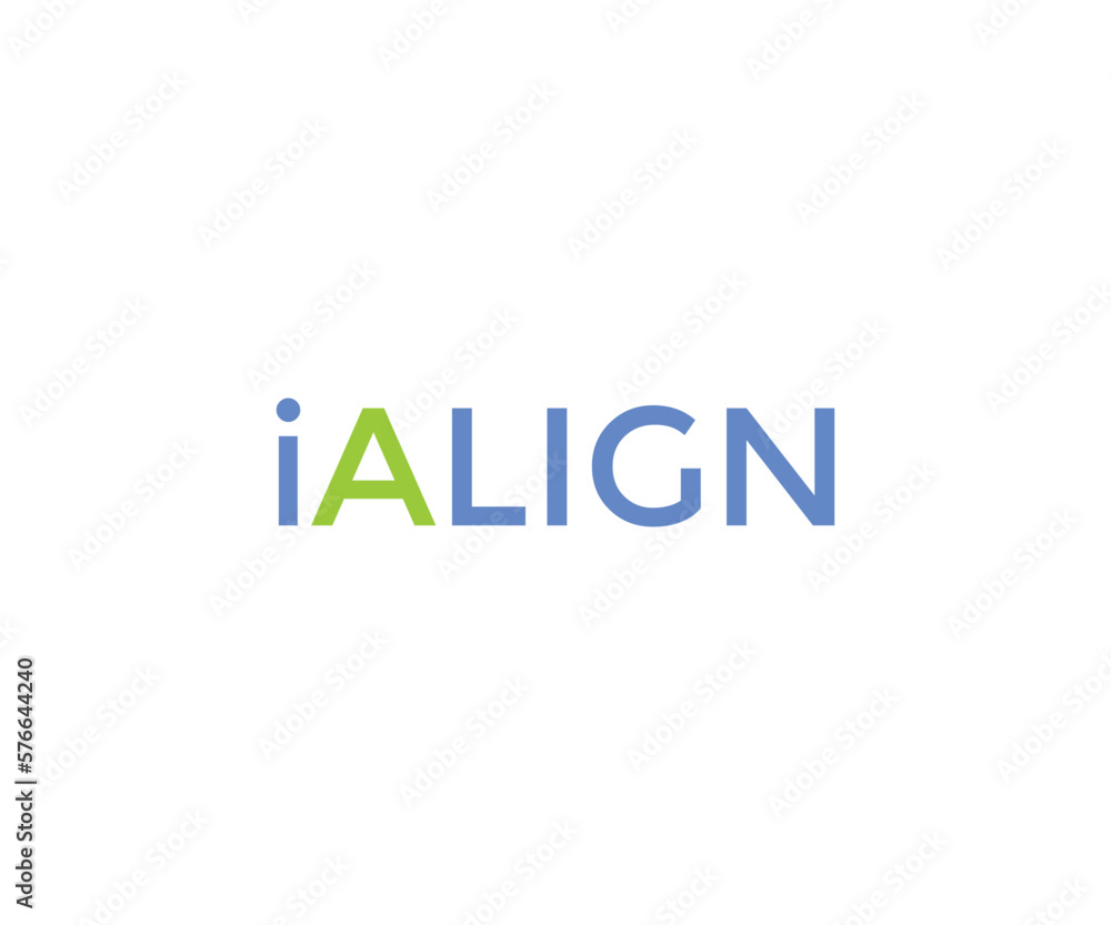 IALIGN word mark vector logo templet. IALIGN word mark vector logo templet.