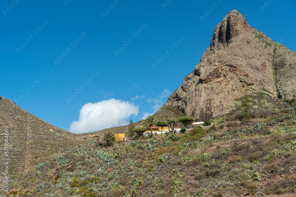 Anaga mountains in the North of Tenerife Canary islands Spain