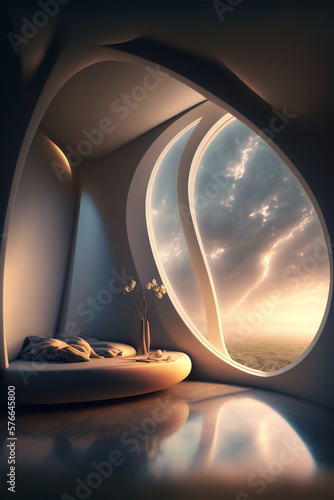 Futuristic Architecture Concept © neuroART