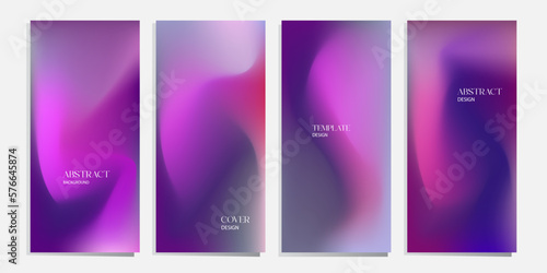Abstract background design template violet pink gradient color