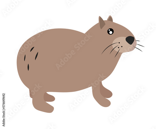 Kapibara ilustracja