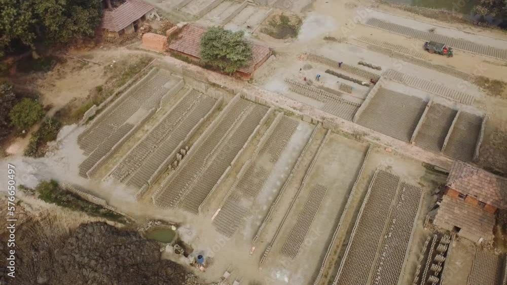The brick industry developed around the alluvial soil along the Ganga River. The brick industry developed around the alluvial soil along the Ganga River.