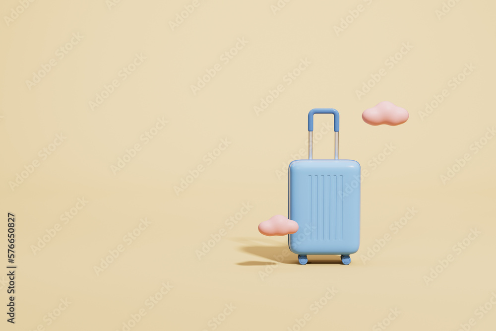 Obraz premium 3d rendering traveling title picture