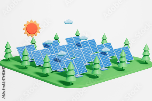 3d rendering new energy  picture