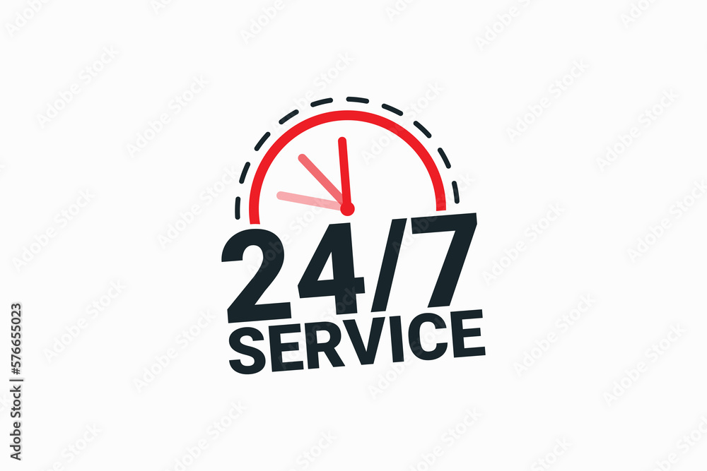24 hours service everyday banner vector design 24 hours service everyday banner vector design