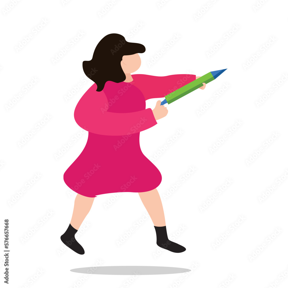 happy Holi. Cartoon Young girl Playing Holi vector illustration design. happy Holi. Cartoon Young girl Playing Holi vector illustration design.