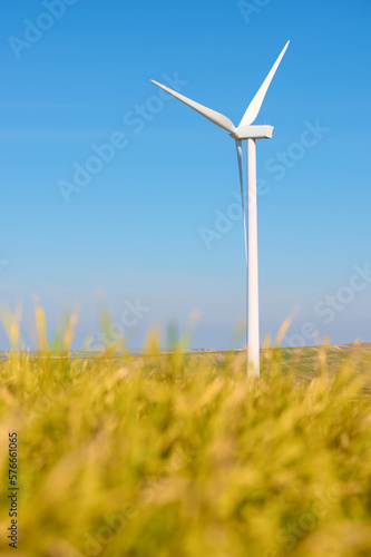 Wind turbine generator for green electricity production © WINDCOLORS