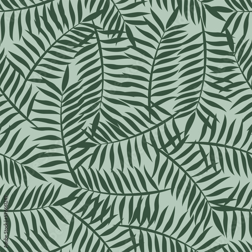 Beautifull tropical leaves branch seamless pattern design. Tropical leaves, monstera leaf seamless floral pattern background. Trendy brazilian illustration. Spring summer design for fashion, prints