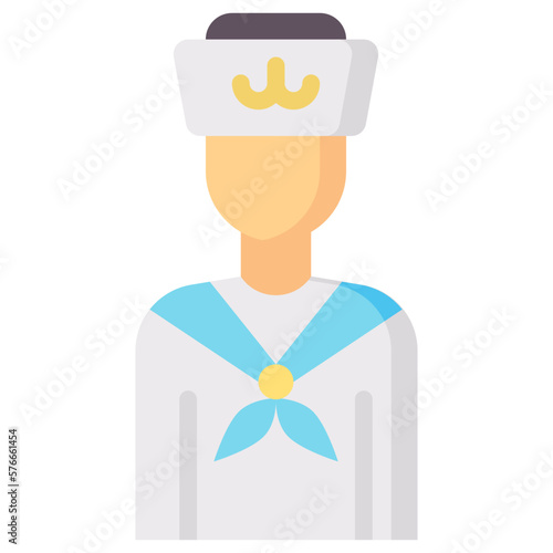 mariner avatar flat icon