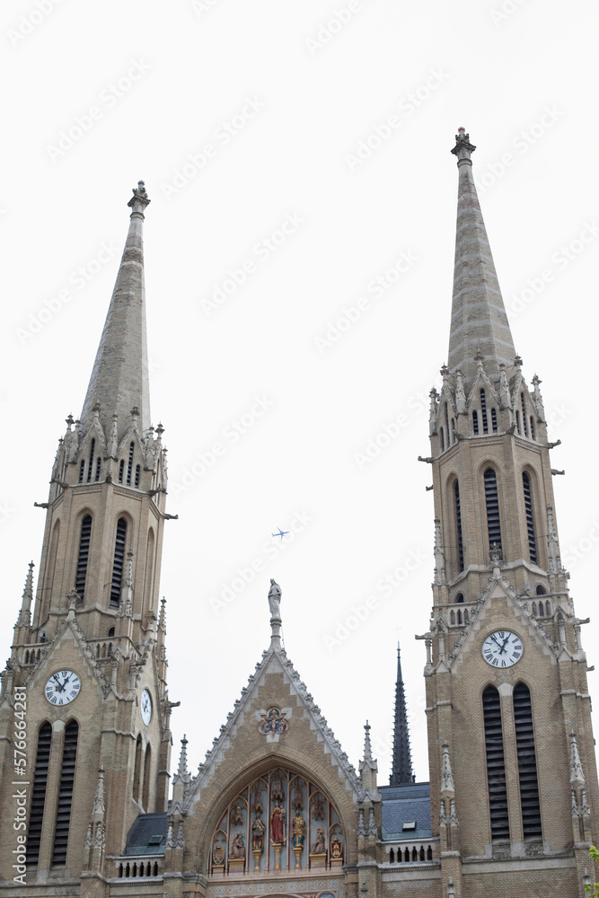 gothic catholic church in Budapest
