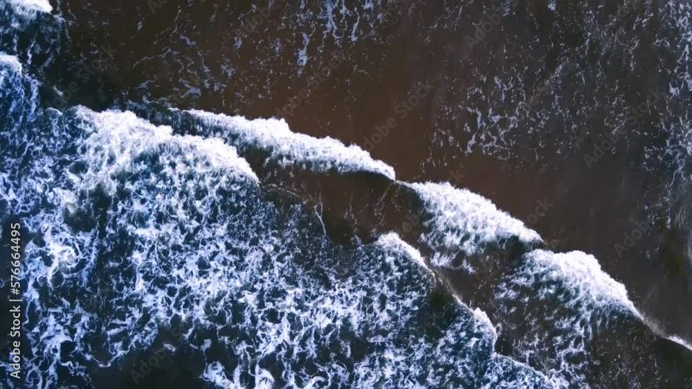 Top down drone stormy sea shot. Top down drone stormy sea shot.