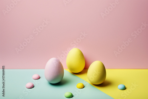 easter egg background minimalist style
