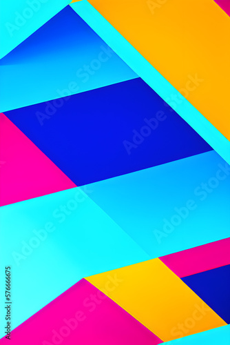 Abstract retro colorful geometric background. Generative AI Free Download Abstract retro colorful geometric background. Generative AI - GFXLoad