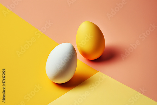 easter egg background minimalist style 