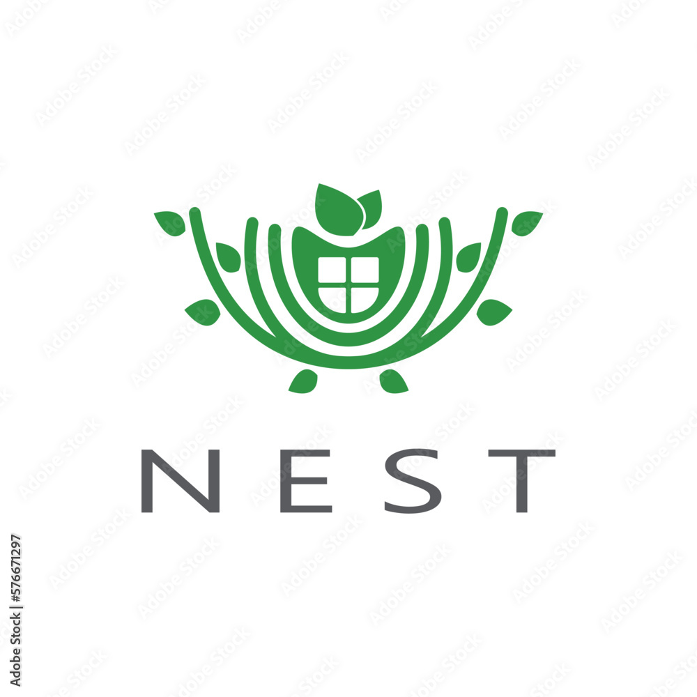 bird nest logo icon illustration design template, for bird farm, bird business, bird house, bird conservation with modern minimalist vector concept bird nest logo icon illustration design template, for bird farm, bird business, bird house, bird conservation with modern minimalist vector concept