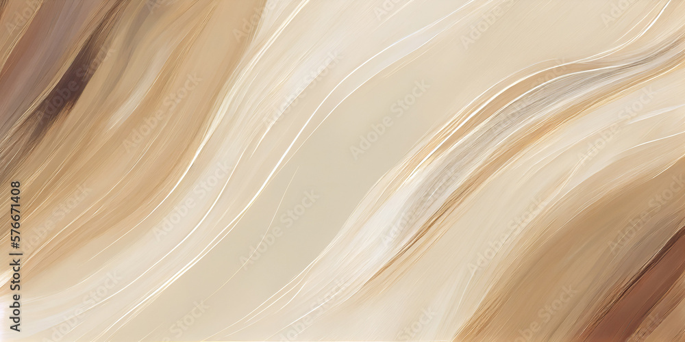 Abstract painted banner, expressionist painting in earthy tones. Created with Generative AI.