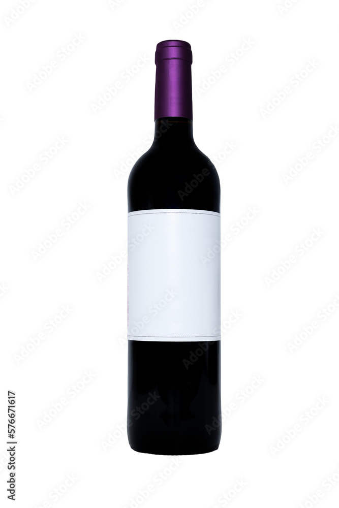 bottle of wine on trasparent background bottle of wine on trasparent background