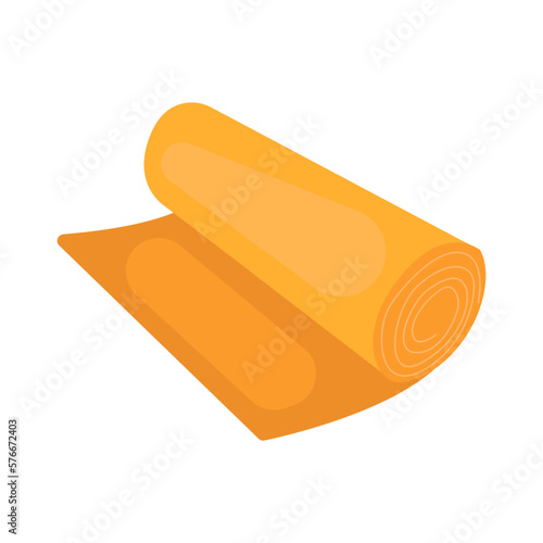Karemat flat icon. Colored vector element from camping collection. Creative Karemat icon for web design, templates and infographics.
