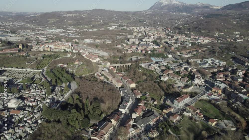 Aerial view of Avellino, a small town in Irpinia, Campania, Italy. Aerial view of Avellino, a small town in Irpinia, Campania, Italy.