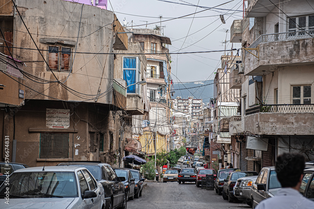 Obraz premium Strassenszene um 2010 in Beirut, Libanon