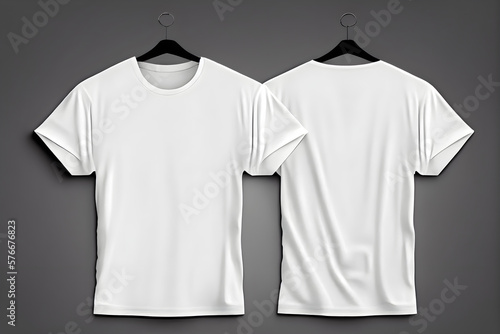 White T-shirt on a Hanger, Male White Tee, Man White T-shirt Mock-up, Male Shirt Mock-up