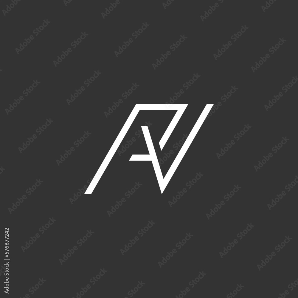 PV initial monogram vector icon illustration PV initial monogram vector icon illustration