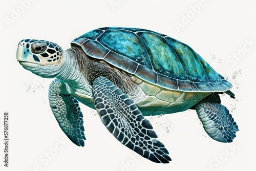 Chelonia mydas, a species of green turtle, was spotted in Ayia Napa, Cyprus. Generative AI