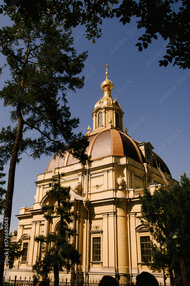Obraz premium Church, Peter and Paul Fortress St. Petersburg, Russia. March, 2023.