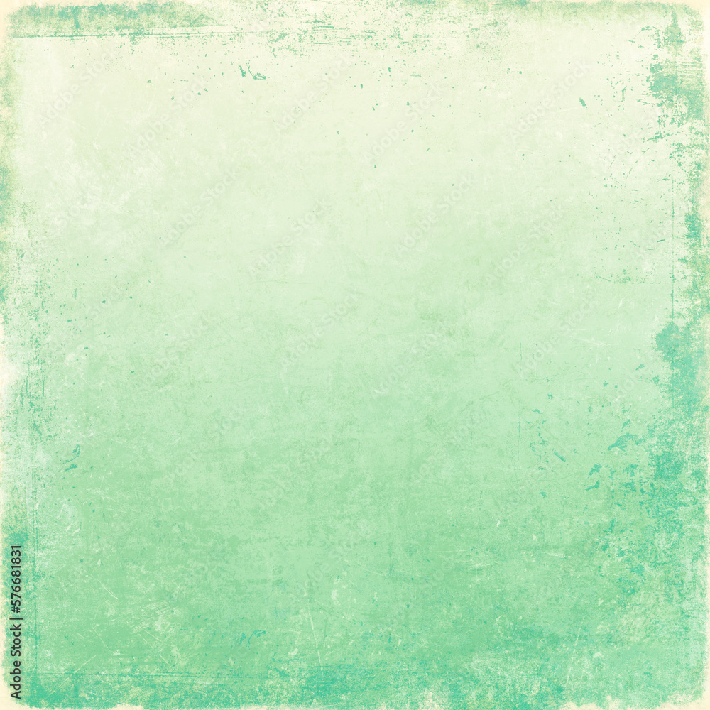 Green grunge texture background with scratches